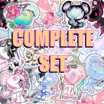 [あ！くまコンプリートセット] A!KUMA RANDOM STICKER&CARD COLLECTION Ver,1  COMPLETE SET