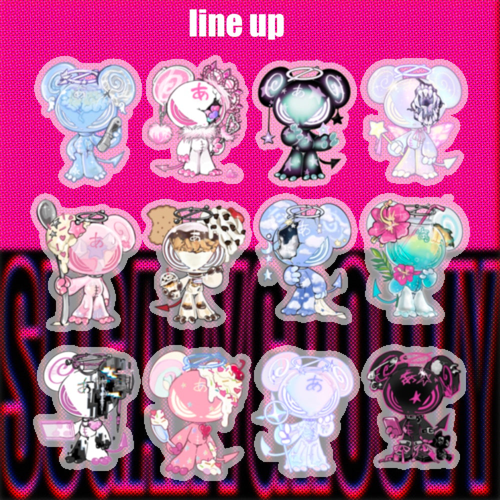 [ランダムステッカー＆カード] A!KUMA RANDOM STICKER&CARD COLLECTION Ver,1