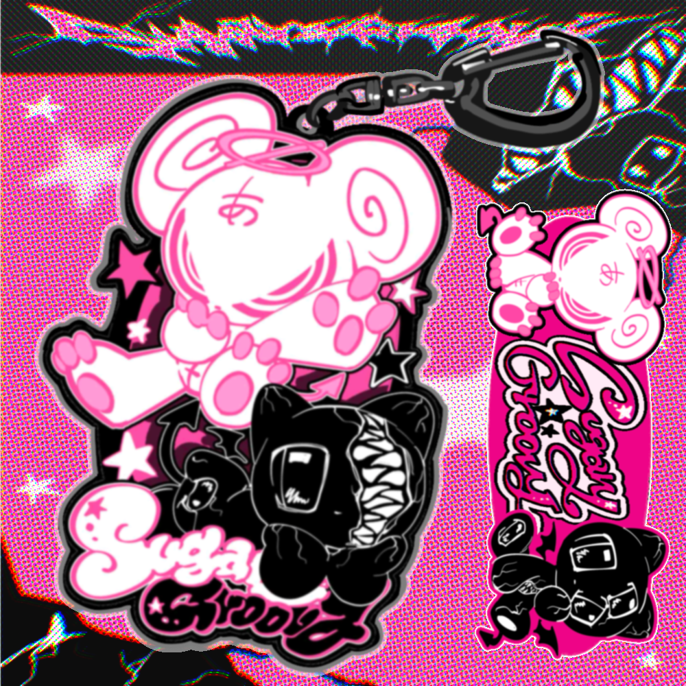 [メタルキーホルダー] A!KUMA×AMATOU Metal Key Holder