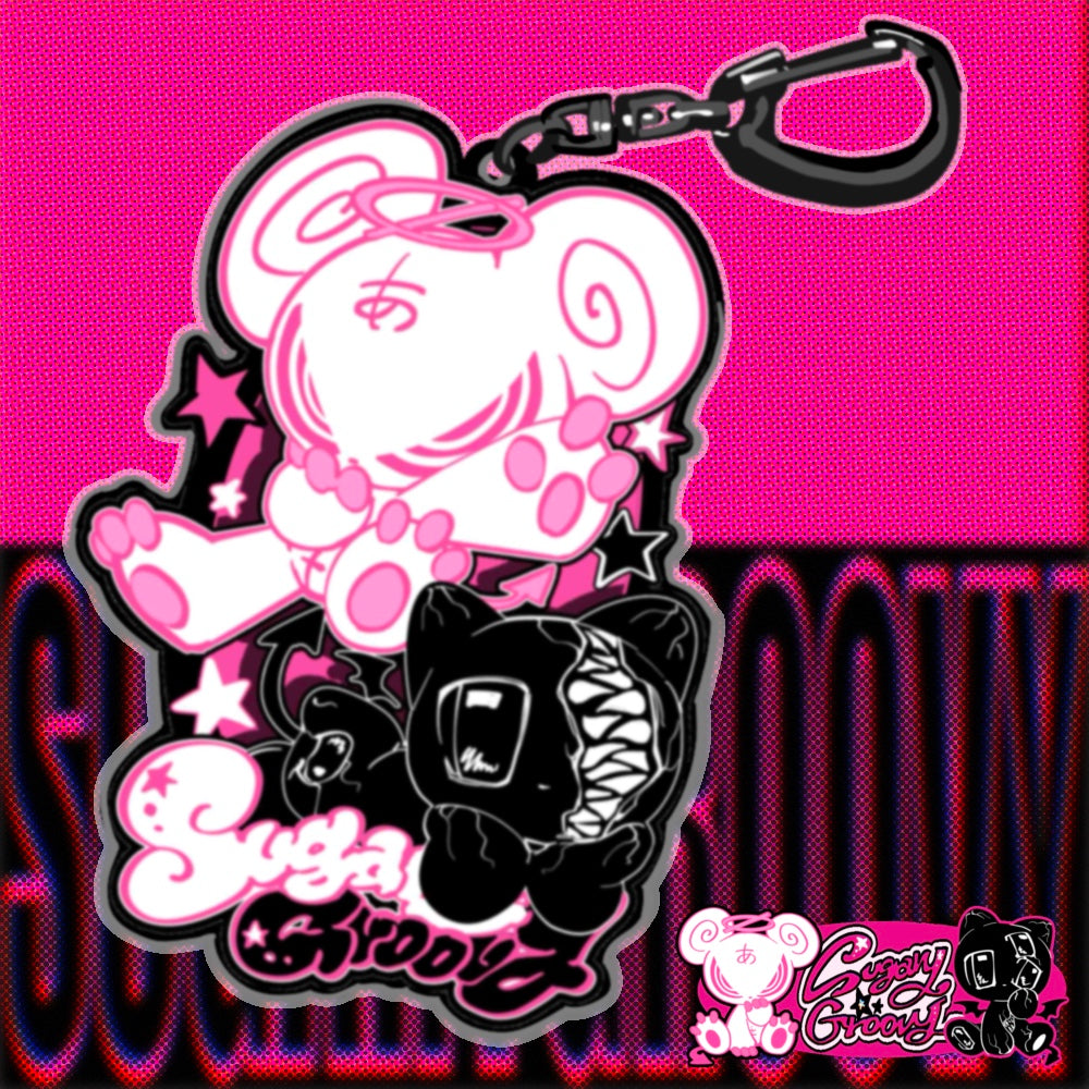 [メタルキーホルダー] A!KUMA×AMATOU Metal Key Holder