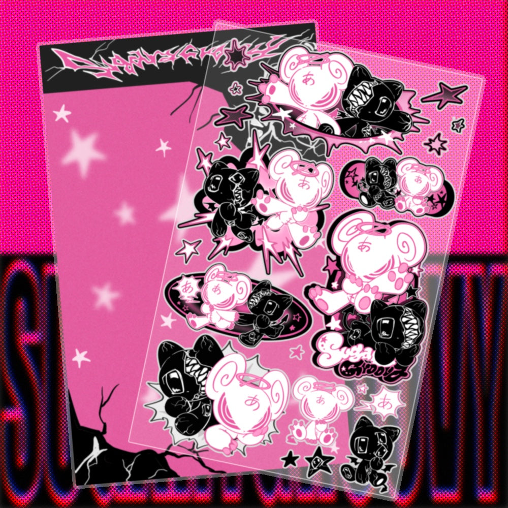 [シール] A!KUMA&AMATOU sticker　