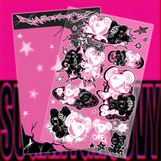 [シール] A!KUMA&AMATOU sticker　