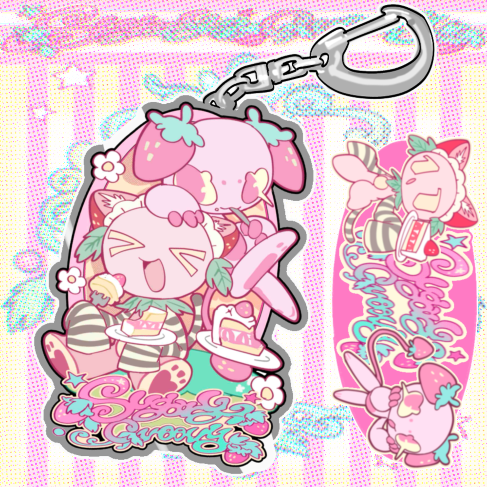 [メタルキーホルダー] ICHIGO×PAFEL Metal Key Holder