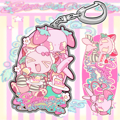 [メタルキーホルダー] ICHIGO×PAFEL Metal Key Holder